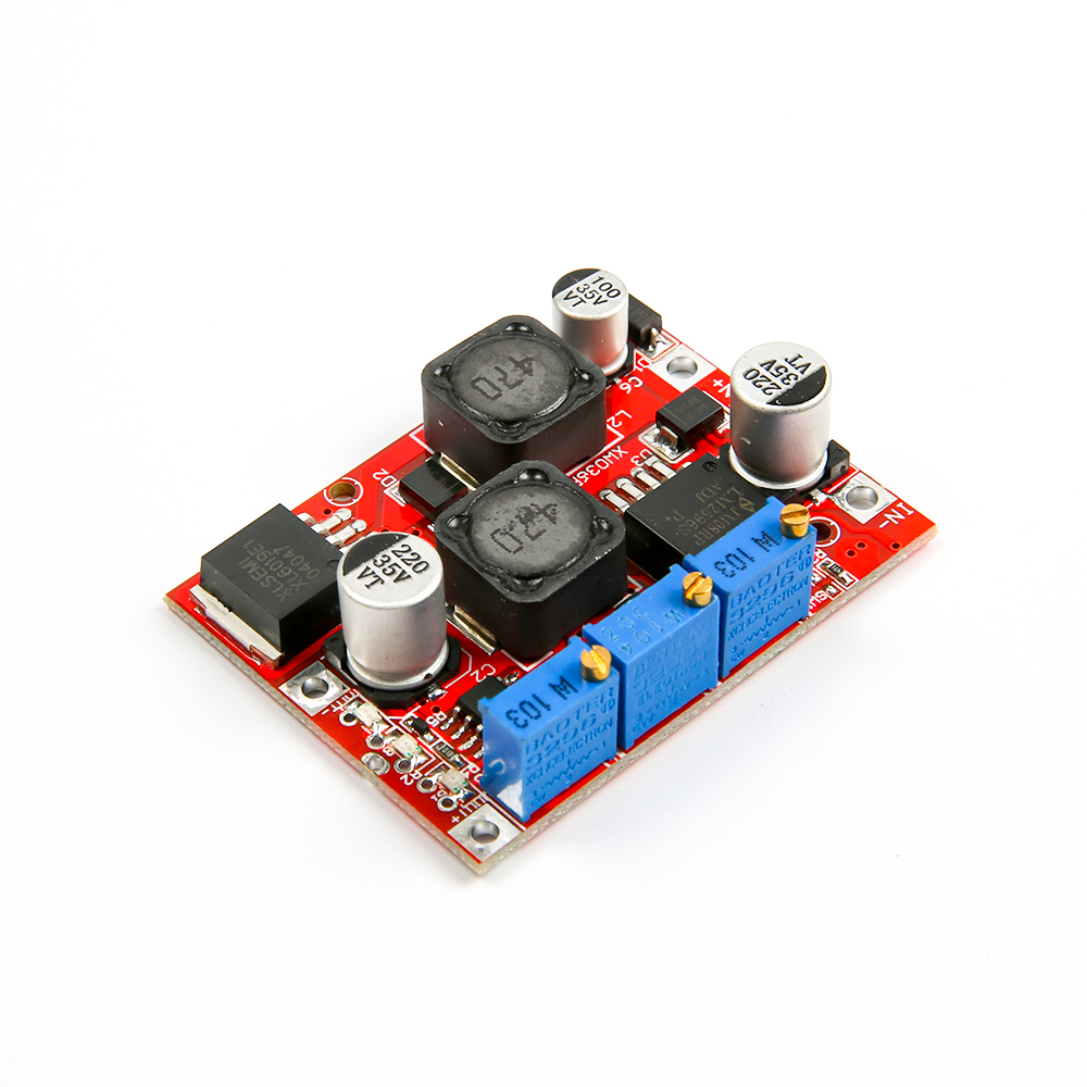 Повышающий и понижающий преобразователь напряжения для солнечной панели LM2596/XL6009 c тройной регулировкой